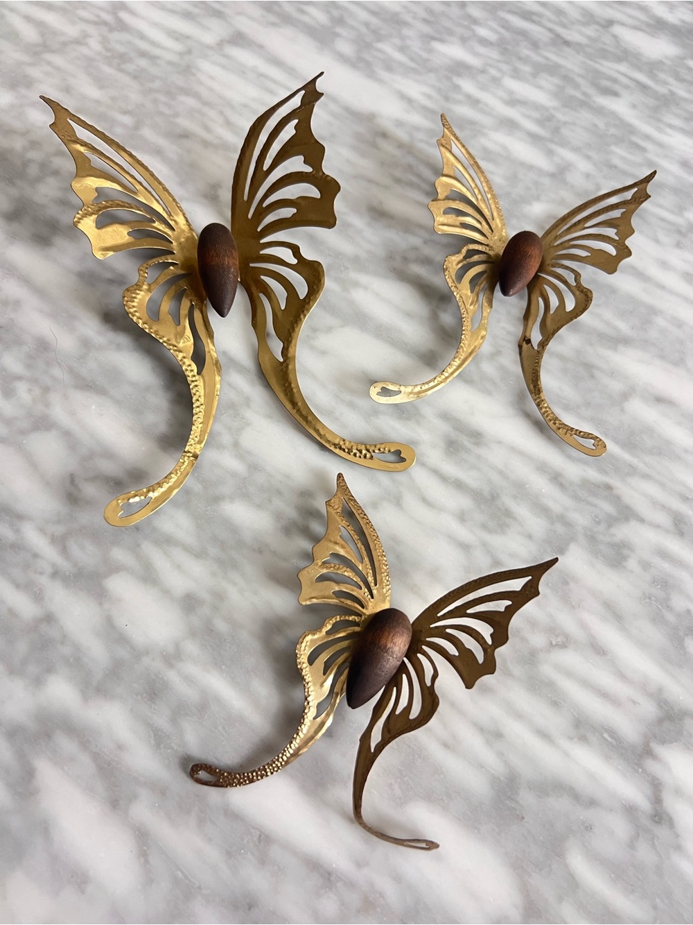 Vintage Gold Butterfly Wall Decor - Decorative Home Wall Decor